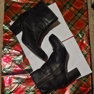 Sperry Black Heeled Boots